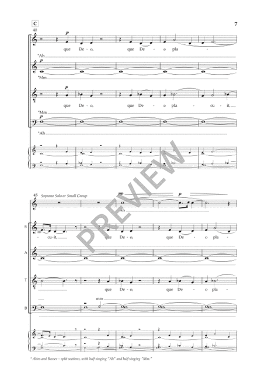 Ave Generosa (SATB) Divisi scores gallery preview page 8
