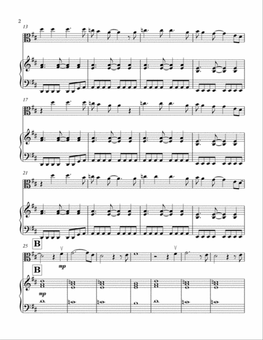 Clocks Viola scores gallery preview page 3