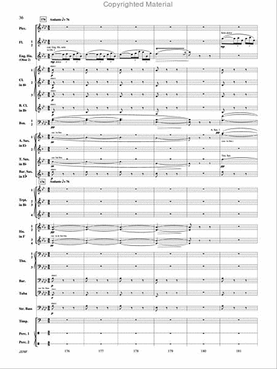 William Tell Overture Concert Band scores gallery preview page 37