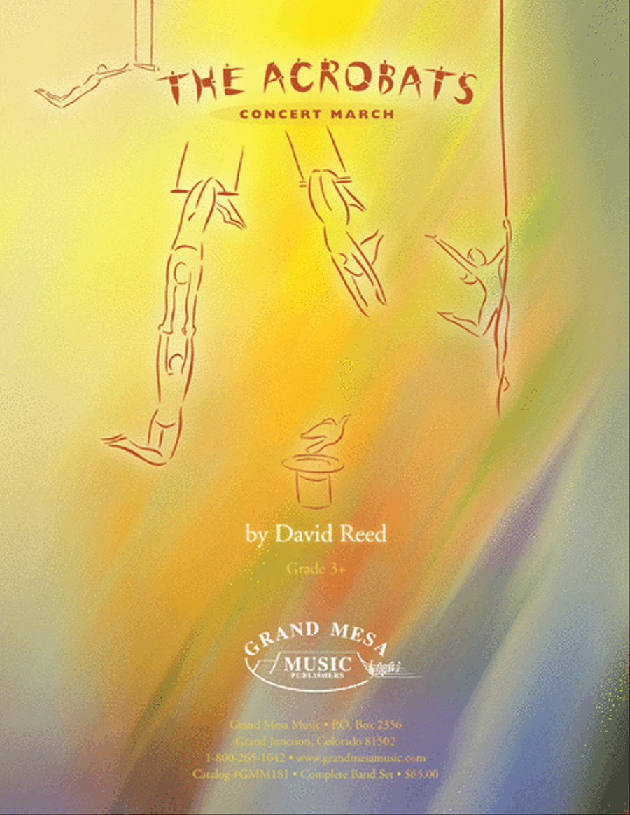 The Acrobats March Concert Band scores gallery preview page 1