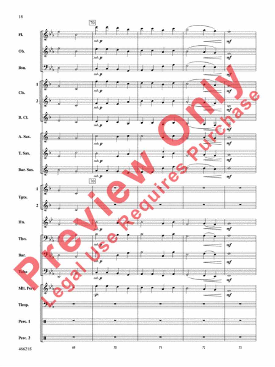 Pictures at an Exhibition Concert Band scores gallery preview page 19
