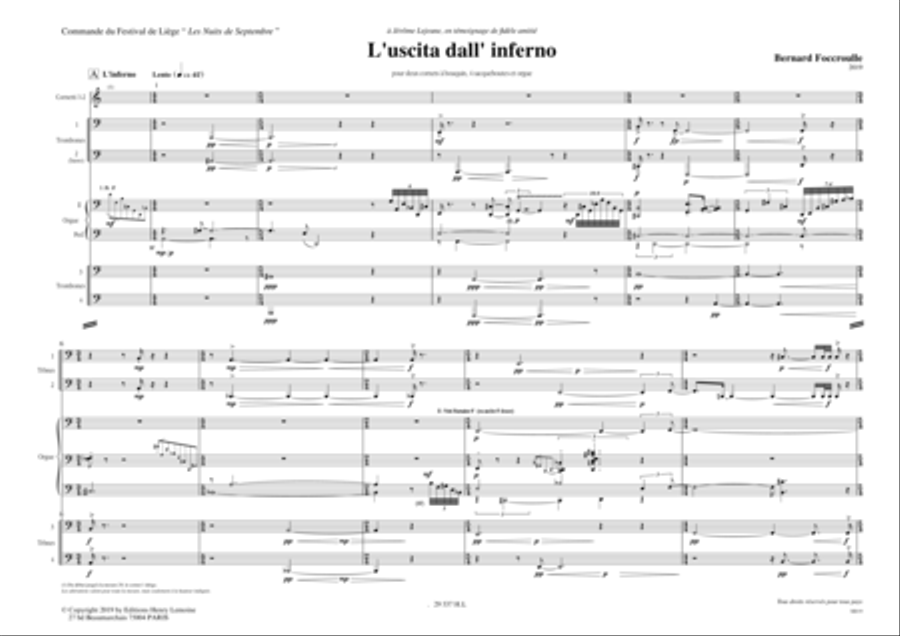 L'Uscita dall' Inferno Cornet scores gallery preview page 2