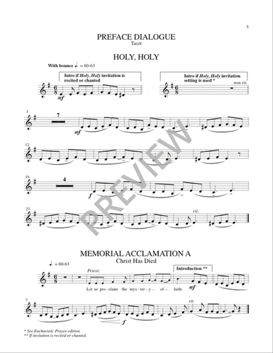 Mass of the Angels and Saints - String edition Handbell Choir scores gallery preview page 11