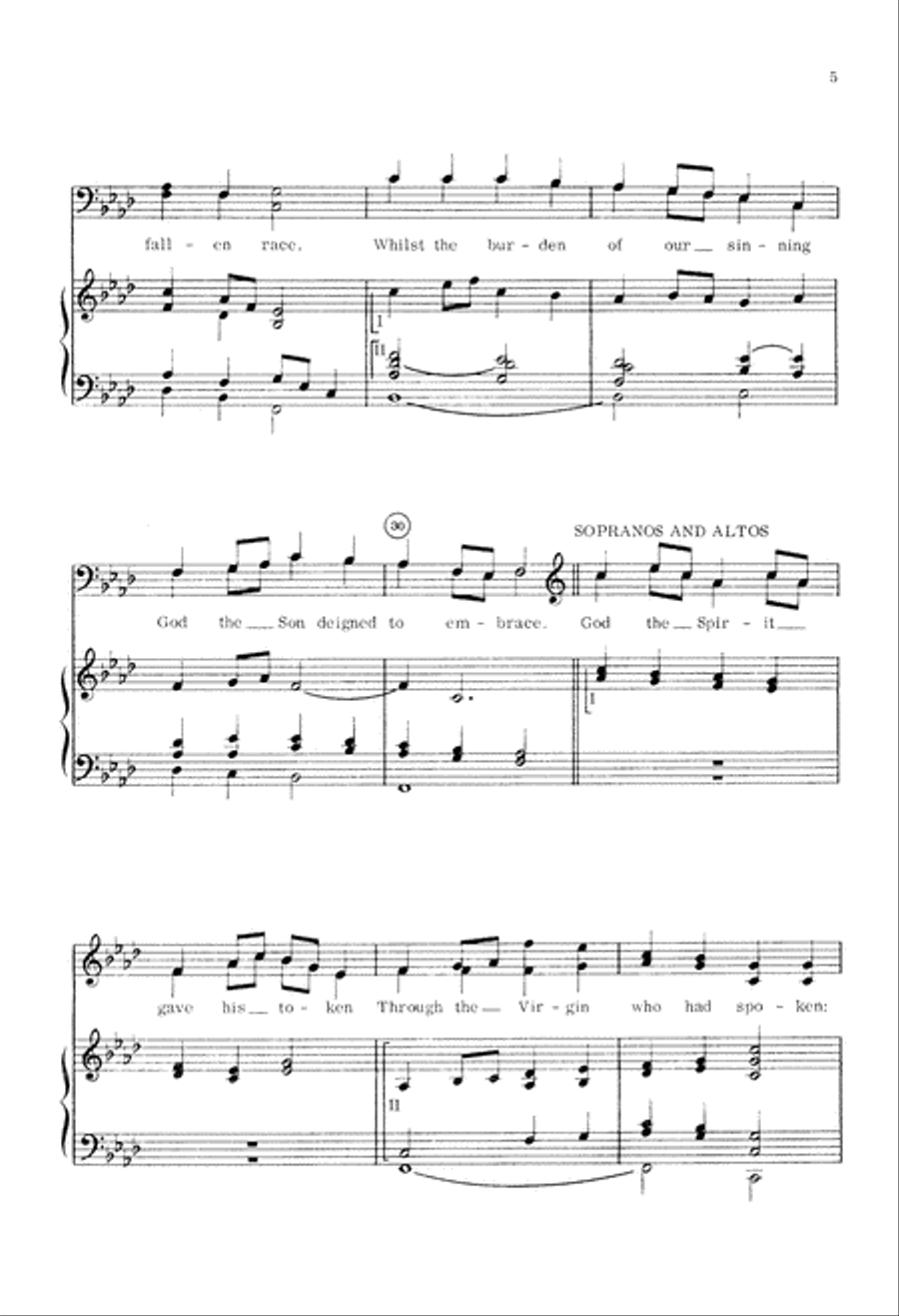 Advent Carol 4-Part scores gallery preview page 6
