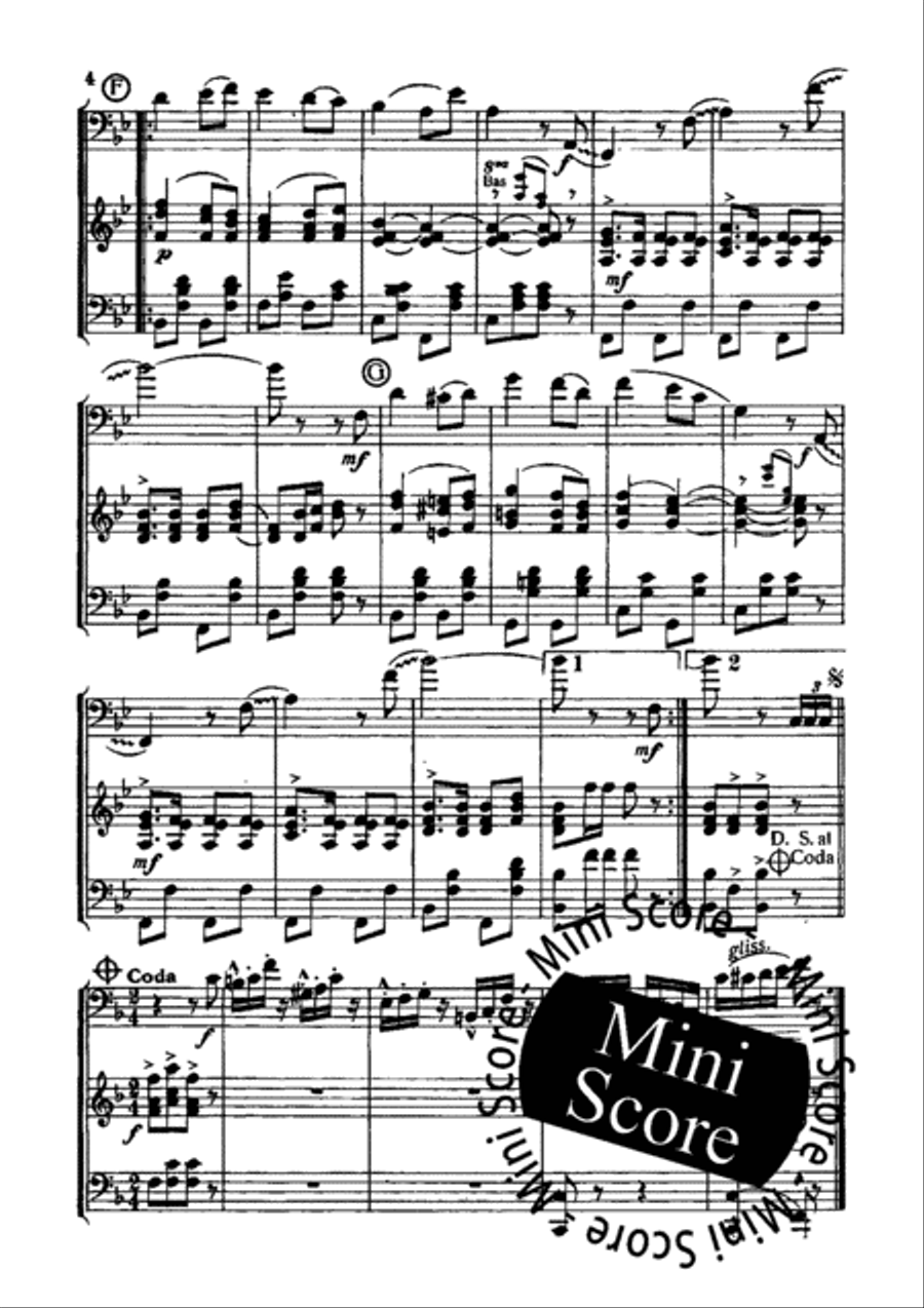 Bayerische Polka Fanfare Band scores gallery preview page 8