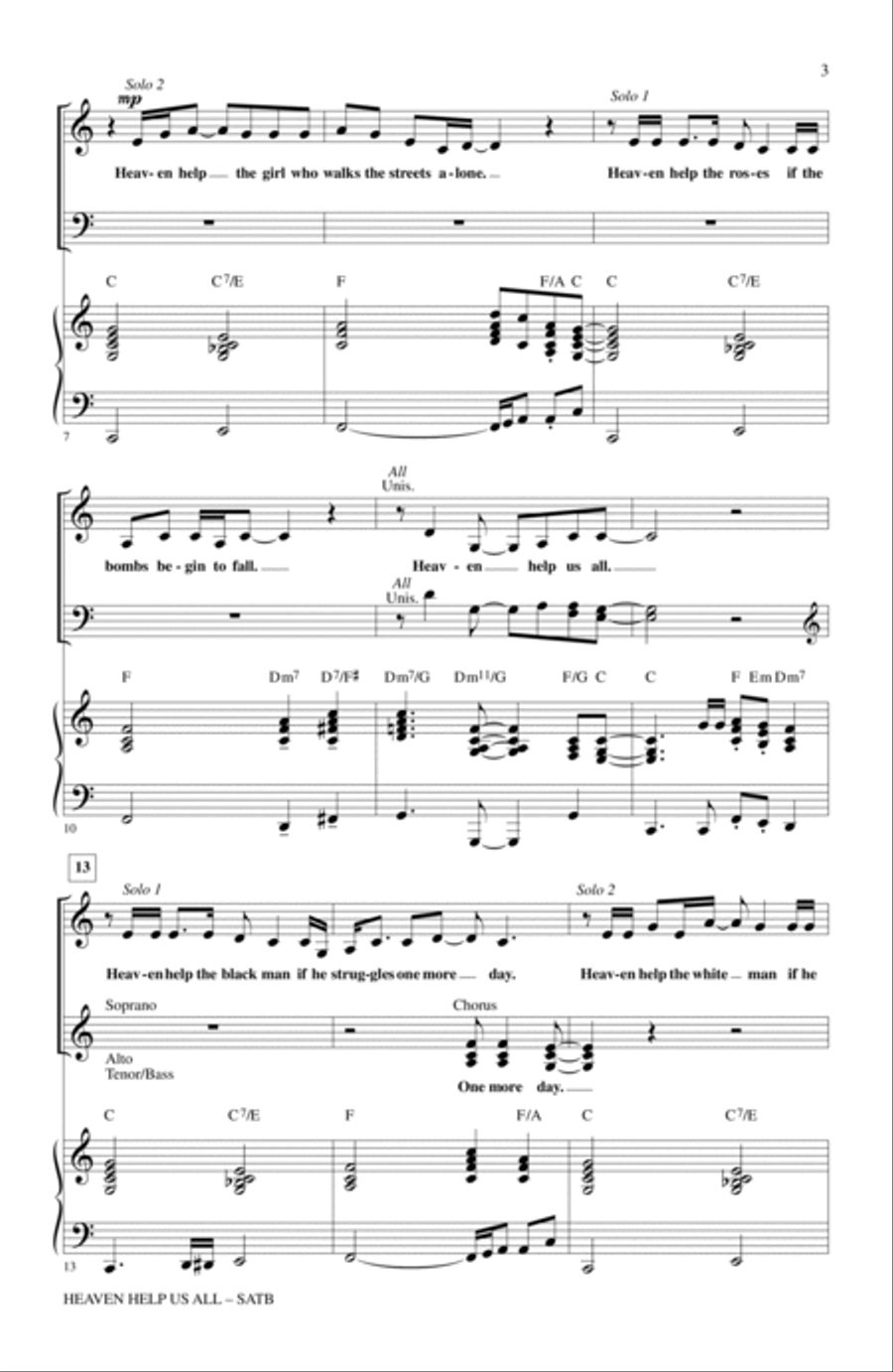 Heaven Help Us All 4-Part scores gallery preview page 2