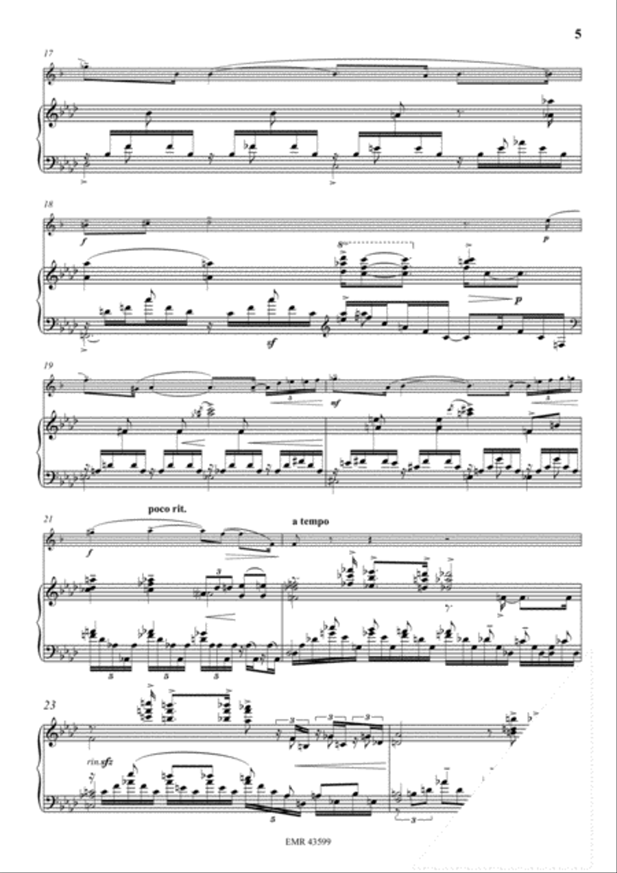 Praludium No. 1 Horn scores gallery preview page 5