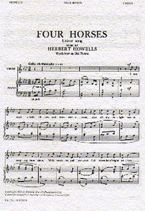 Book cover for Herbert Howells: Four Horses