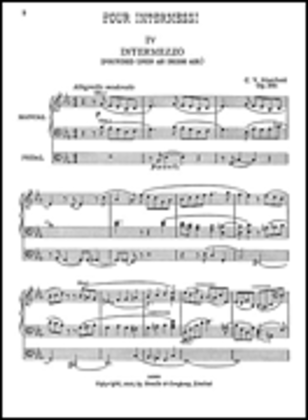 Charles Villiers Stanford: Intermezzo On An Irish Air (No.4 From Four Intermezzi Op.189)
