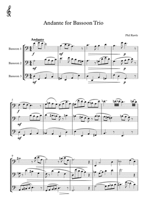 Andante for Bassoon Trio