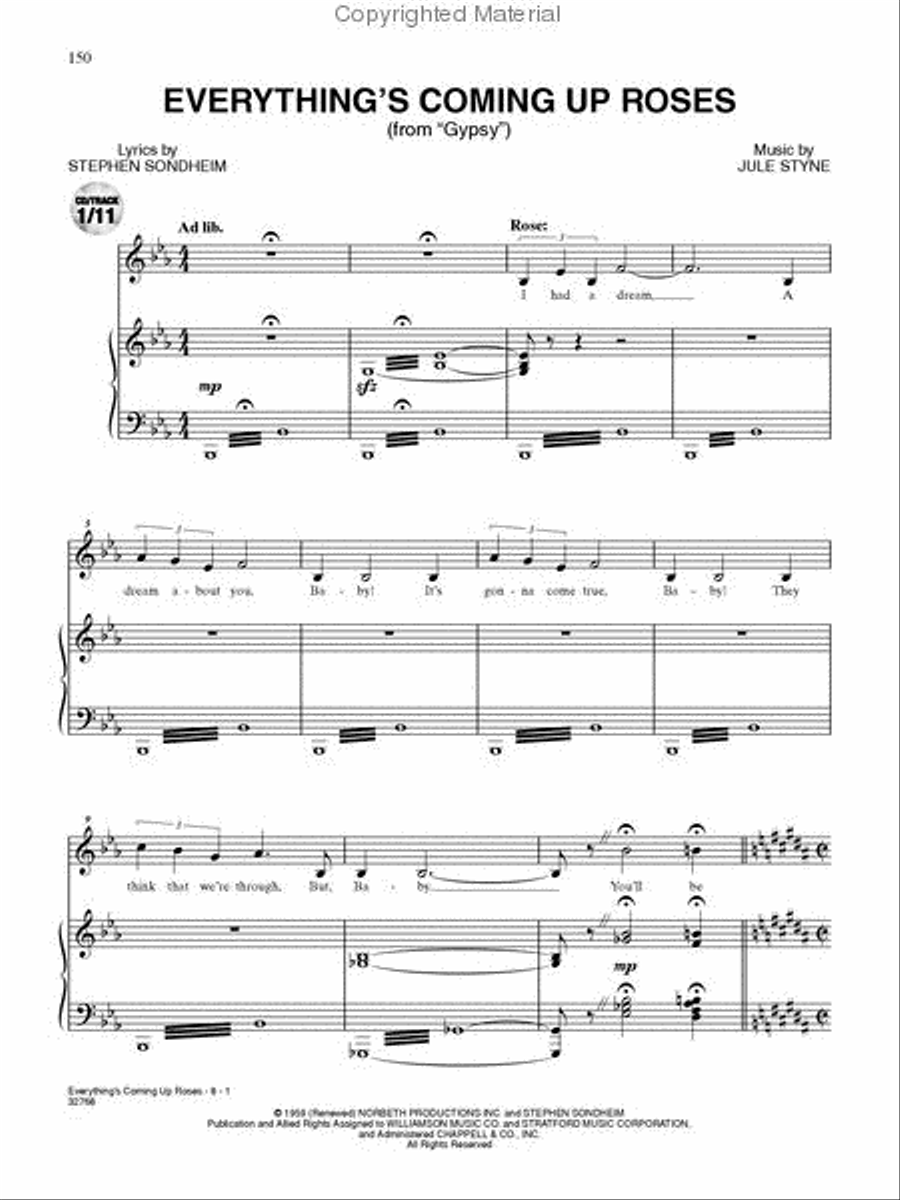 Singer's Library of Musical Theatre – Vol. 1 Mezzo-Soprano Voice scores gallery preview page 2