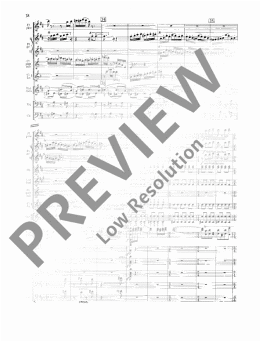 Concerto en ré - Concerto in D Orchestra scores gallery preview page 19