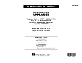 Applause - Conductor Score (Full Score)