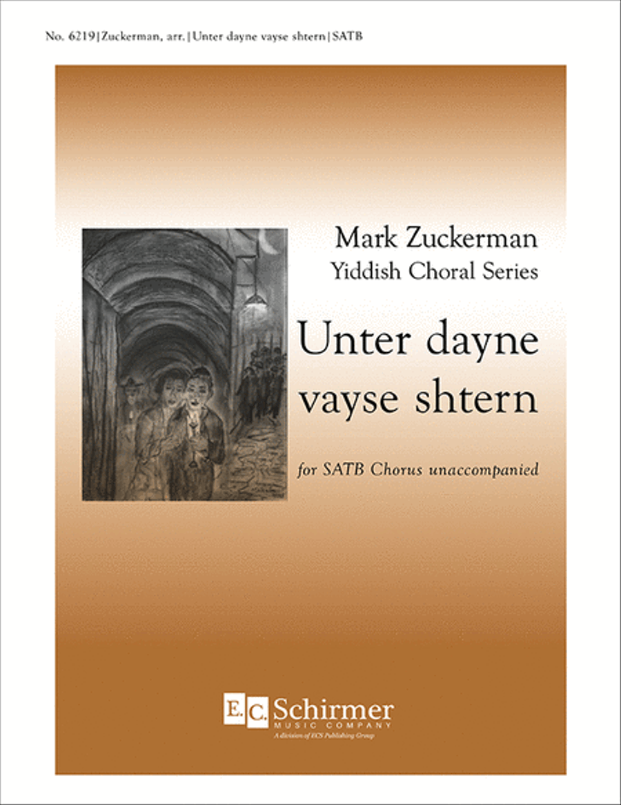 Unter dayne vayse shtern (Under your White Stars) 4-Part scores gallery preview page 1