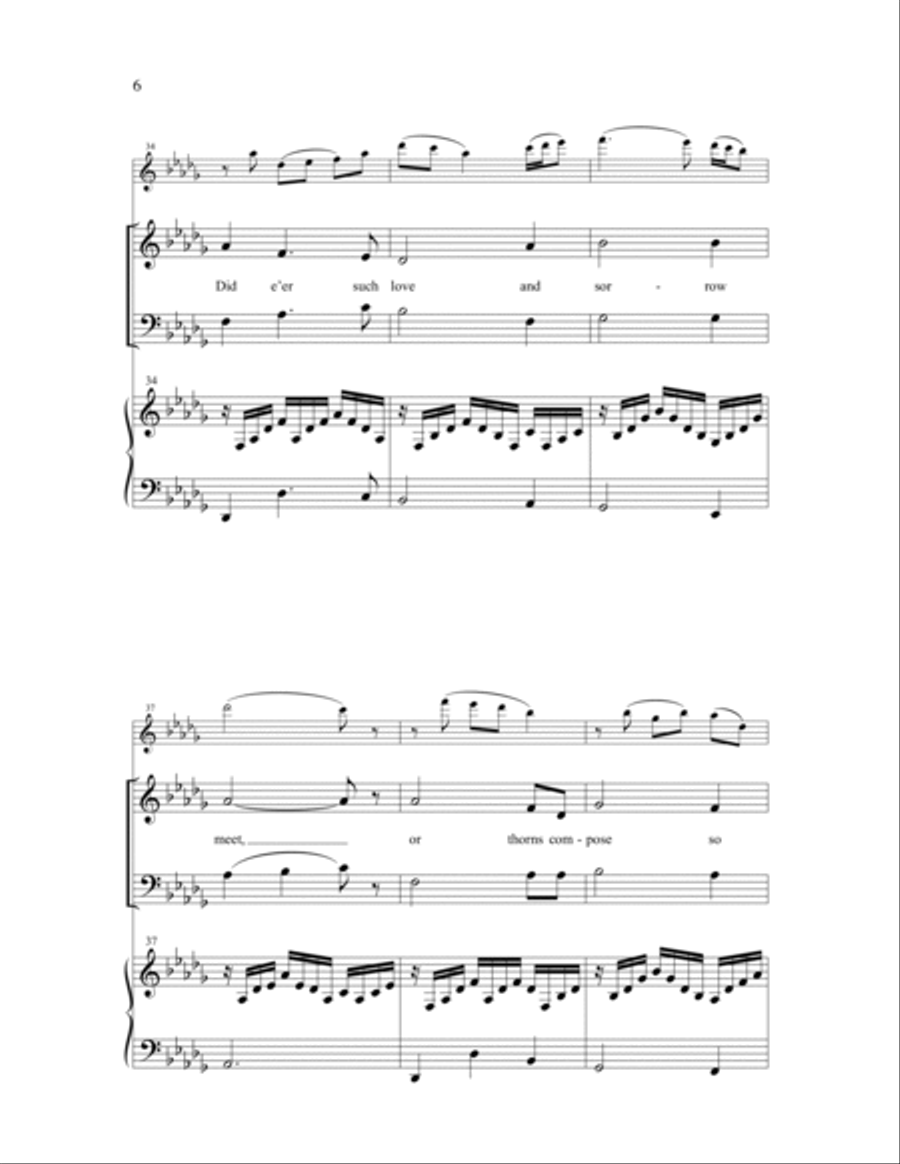 Meditation At The Cross 2-Part scores gallery preview page 5