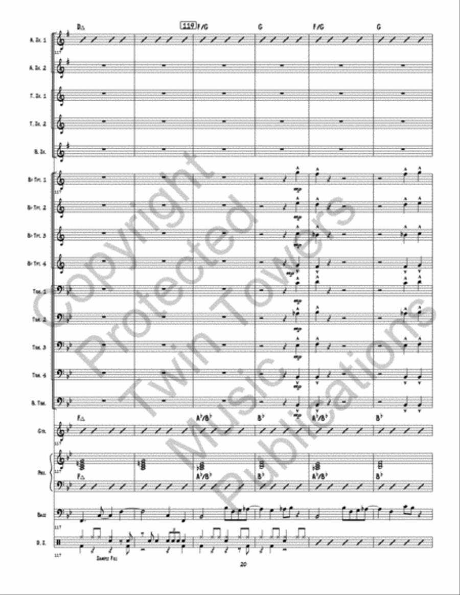 New Beginning 2.0, A New Beginning 2.0, A Jazz Ensemble scores gallery preview page 21