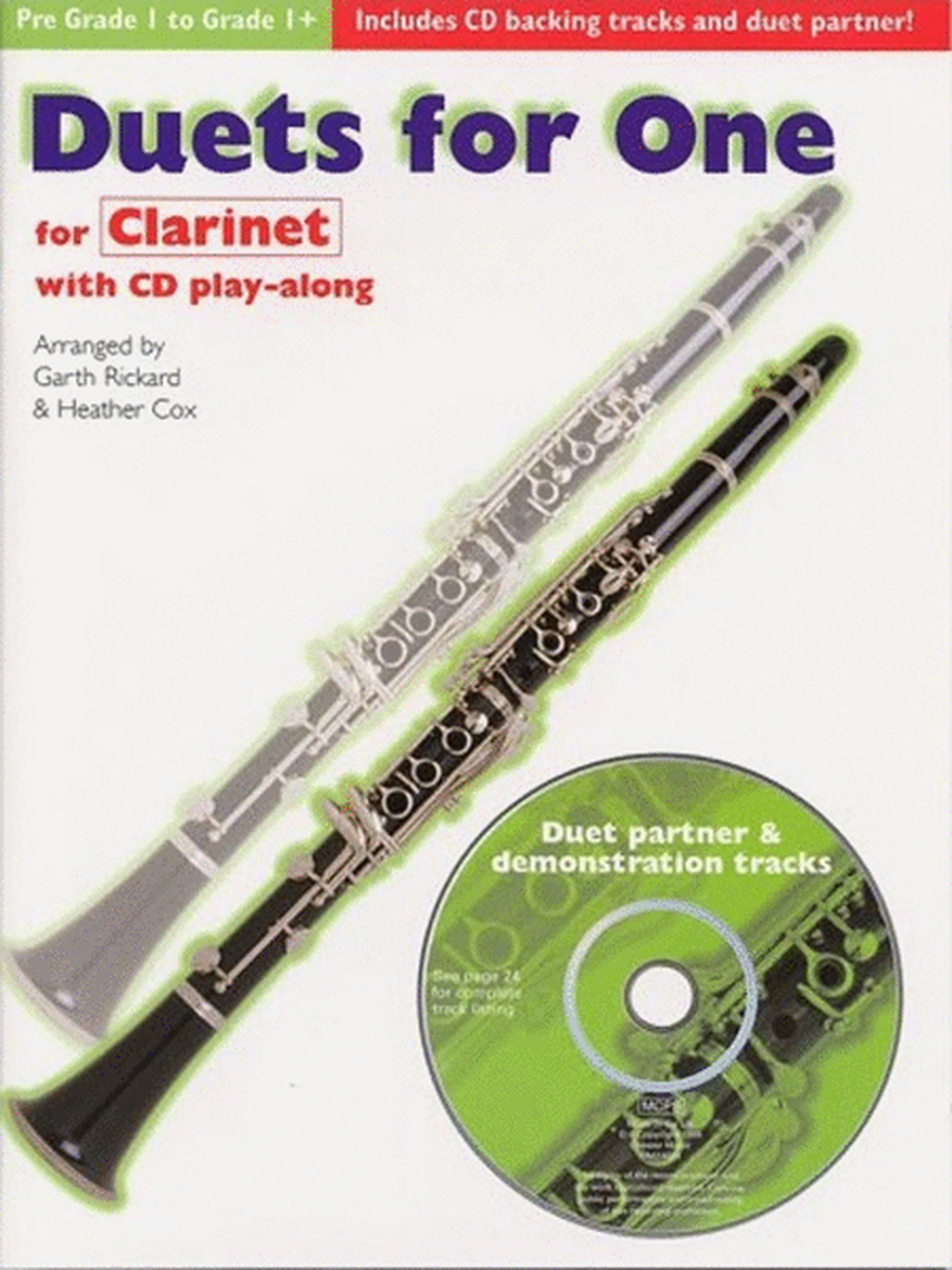 Duets For One For Clarinet Book/CD