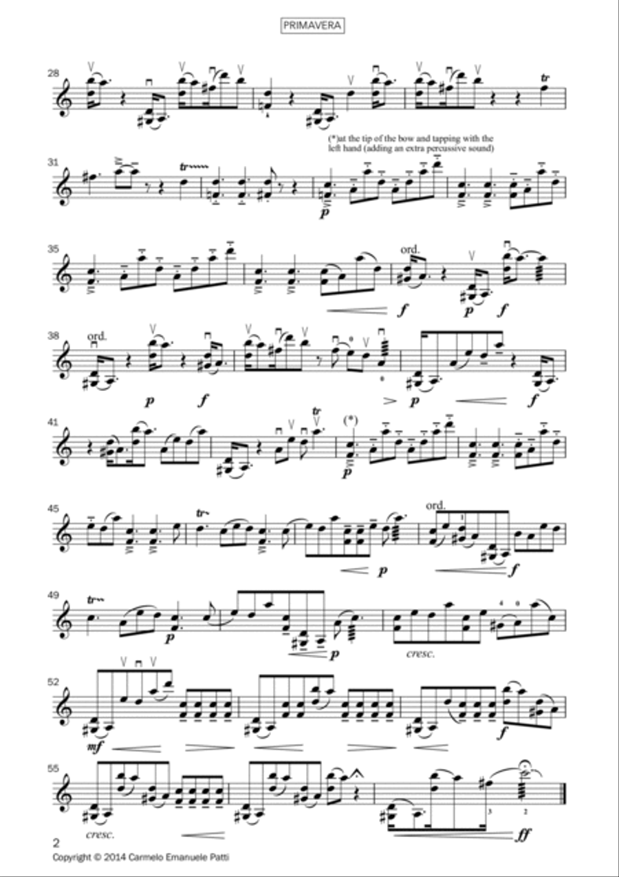 4Songs4Seasons 4Songs4Seasons Violin Solo scores gallery preview page 3