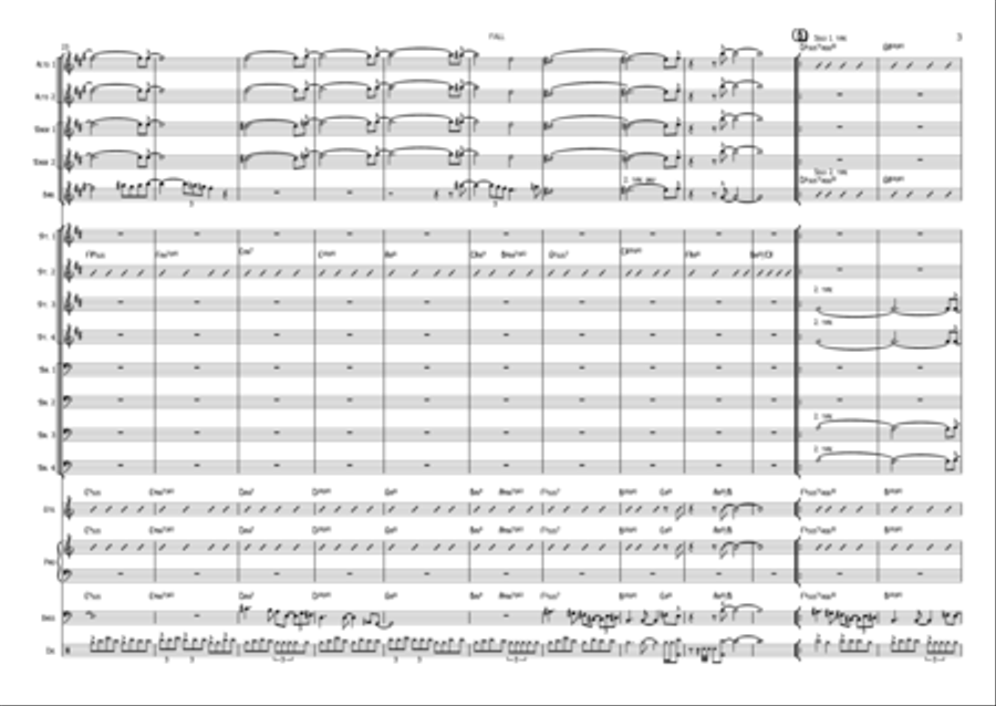 Fall Fall Jazz Ensemble scores gallery preview page 3