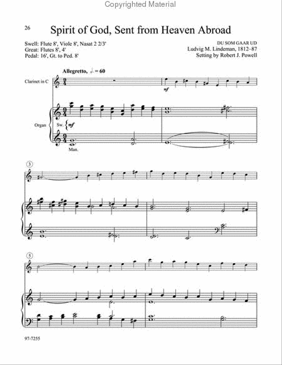 Instruments for All Seasons, Vol. II Clarinet scores gallery preview page 8