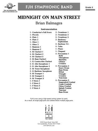 Midnight on Main Street: Score