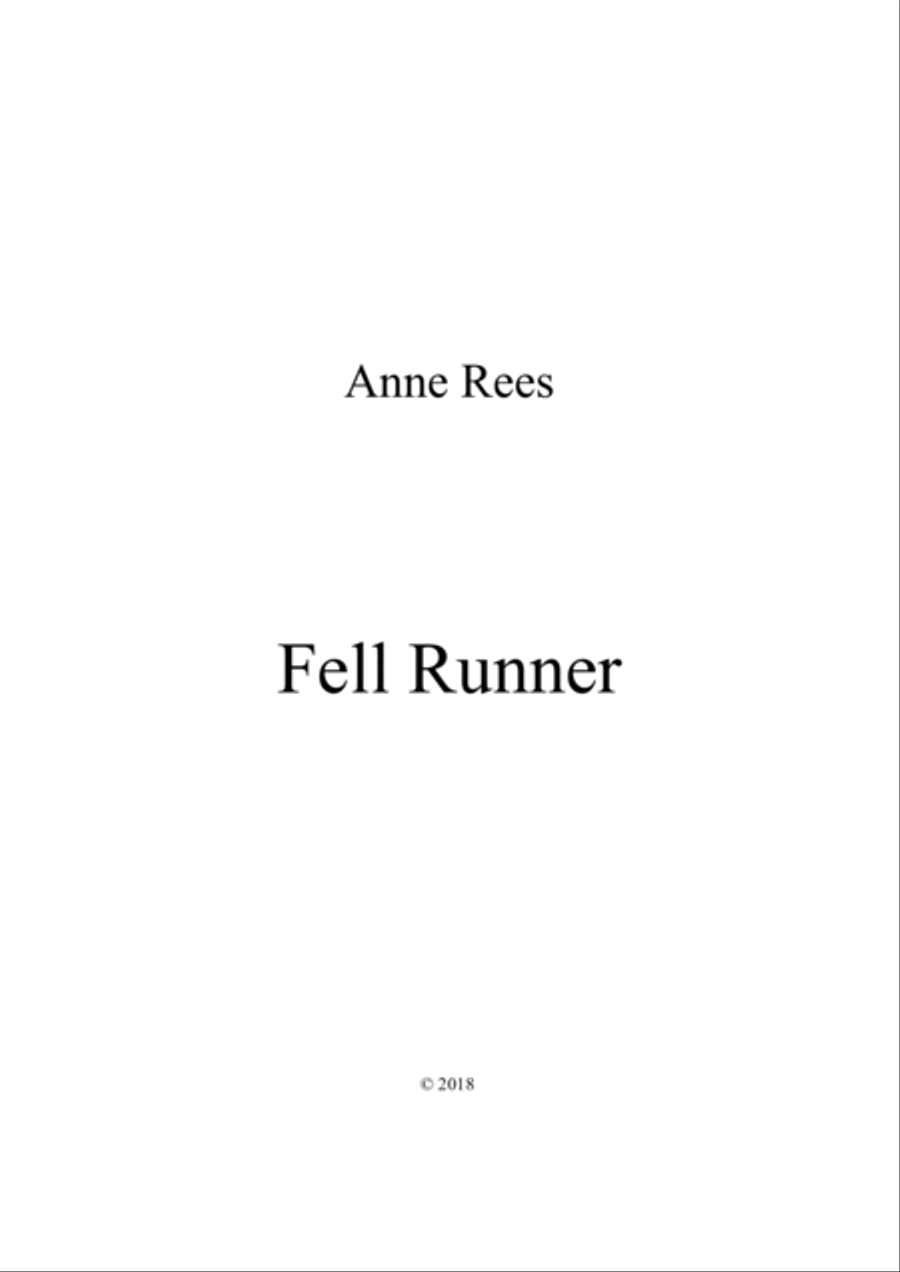 Fell Runner Fell Runner Piano Solo scores gallery preview page 1
