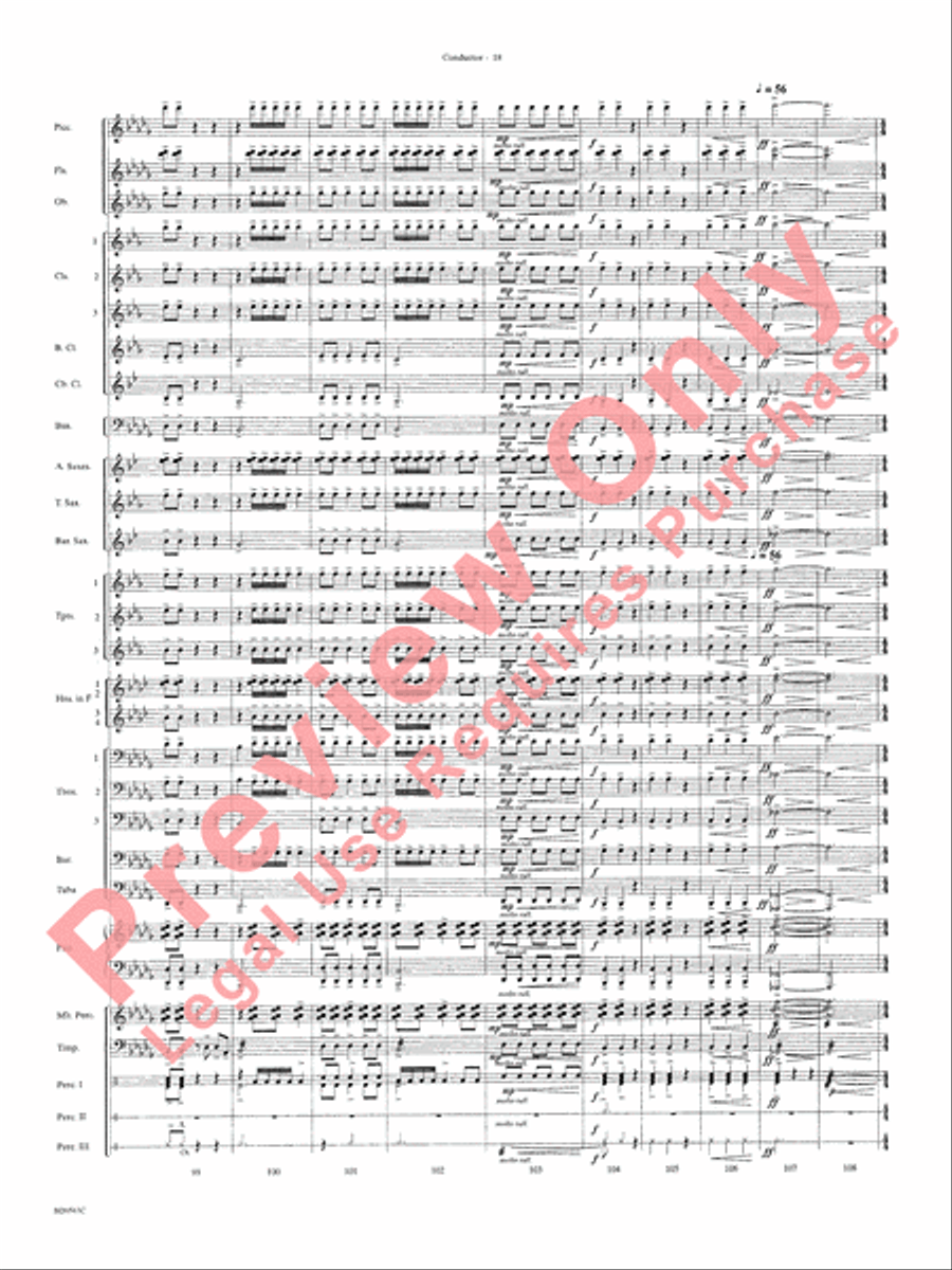 The Inferno The Inferno Concert Band scores gallery preview page 21