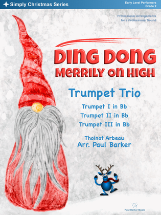 Book cover for Ding Dong Merrily On High (Trumpet Trio)