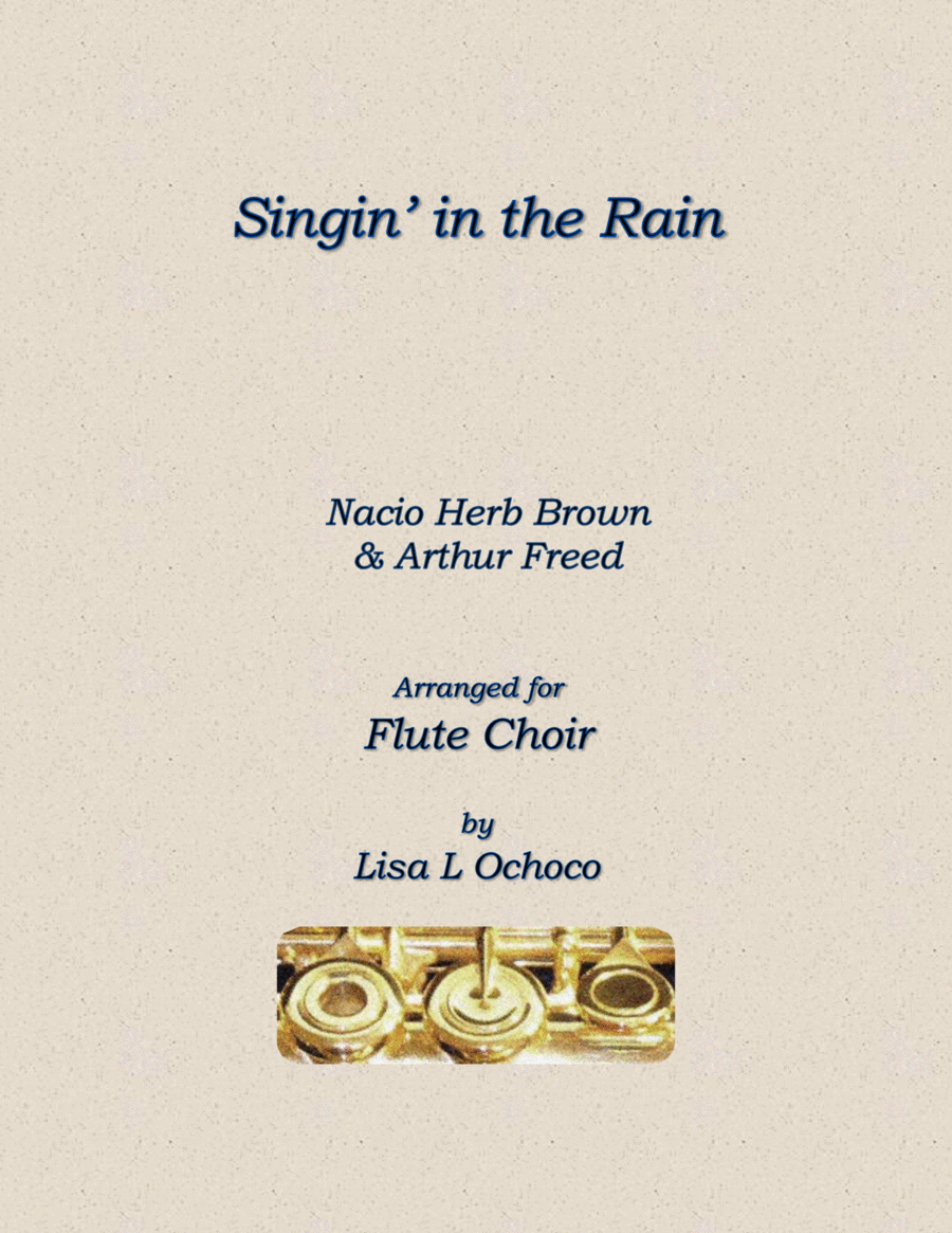 Singin' In The Rain Flute Choir scores gallery preview page 1