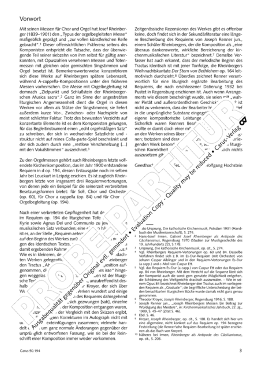 Requiem in D minor 4-Part scores gallery preview page 4