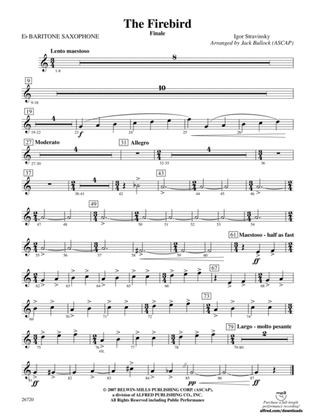 The Firebird: E-flat Baritone Saxophone