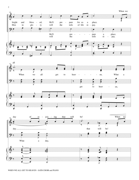 GOSPEL CHOIR, Vol. One - 5 Gospel Favorites for SATB Choir & Piano (Includes Score & Parts) image number null