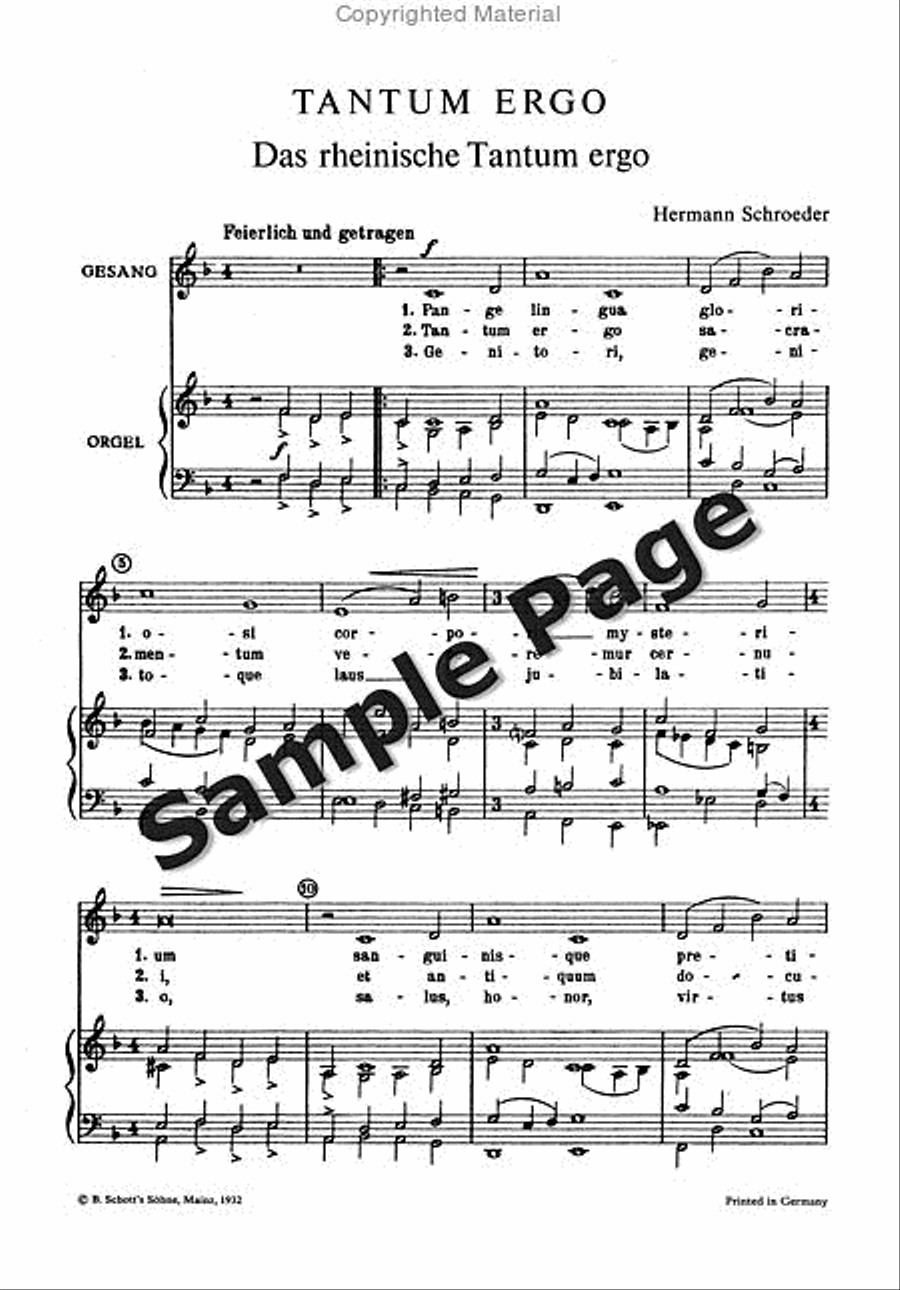 Tantum Ergo Mixed Womens Chorus Unison Choir scores gallery preview page 2