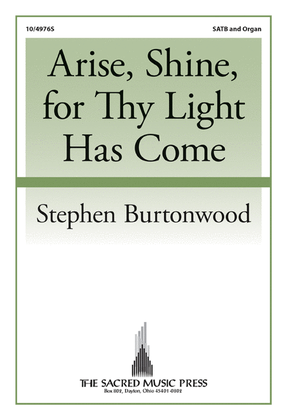 Book cover for Arise, Shine, for Thy Light Has Come