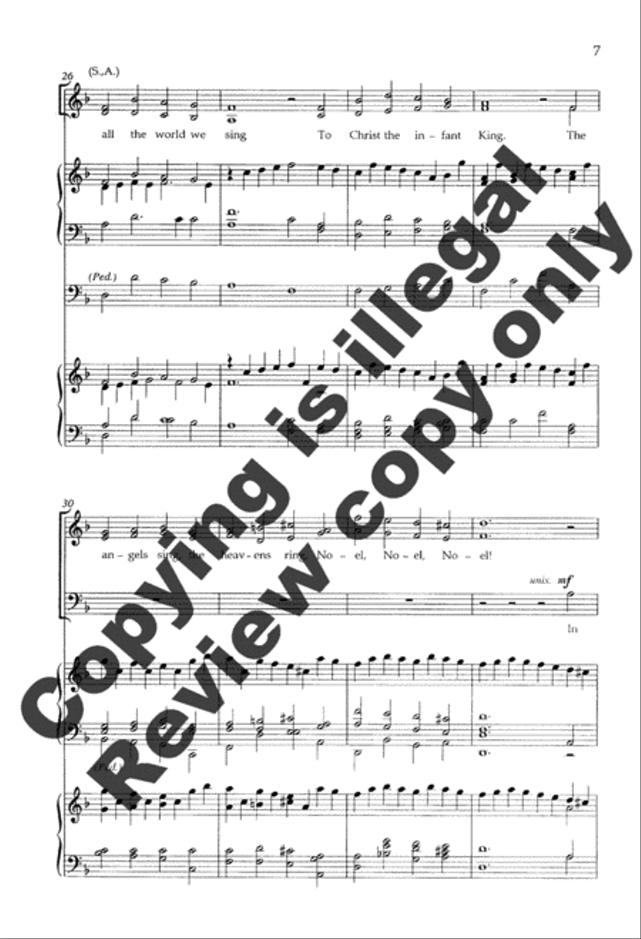 The Son of God Was Singing 4-Part scores gallery preview page 6