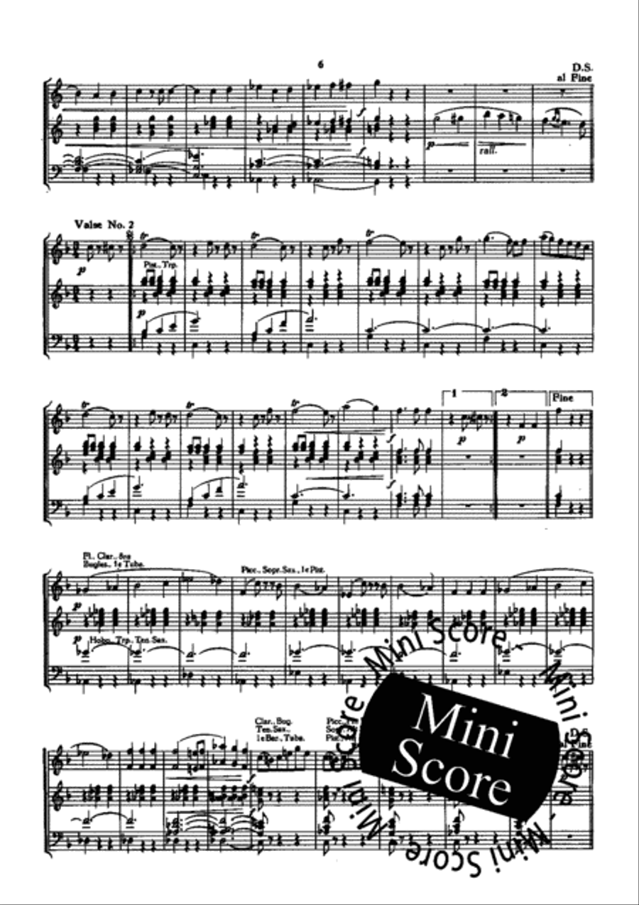 Valse Interrompue Concert Band scores gallery preview page 8