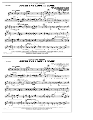 Book cover for After the Love Has Gone (arr. Paul Murtha) - Eb Alto Sax