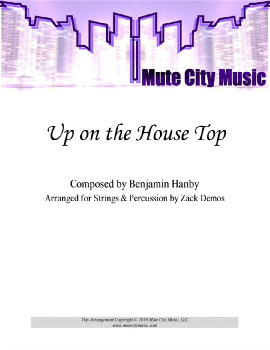 Up on the House Top Full Orchestra scores gallery preview page 1
