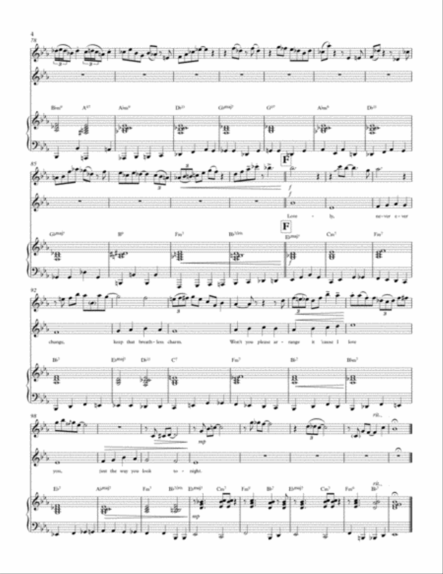 The Way You Look Tonight Soprano Saxophone scores gallery preview page 4