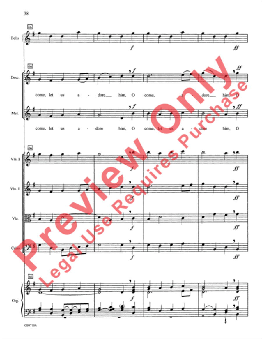 A Festival of Lessons and Carols Choir scores gallery preview page 39