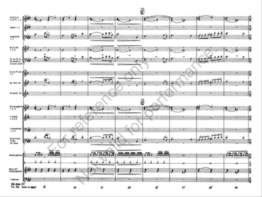 Symphonic Variations on Amazing Grace Concert Band scores gallery preview page 10