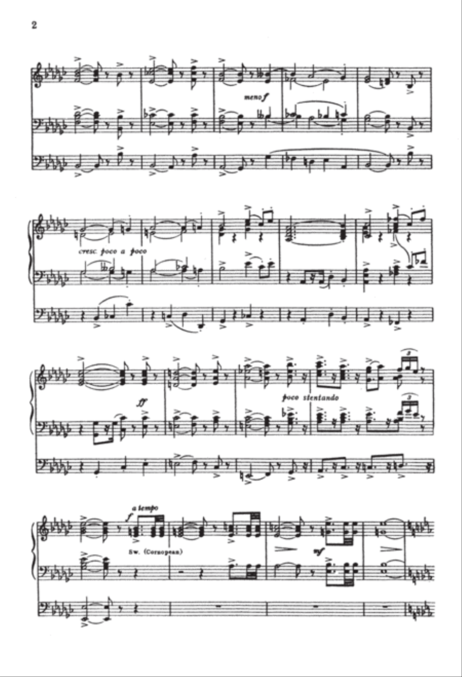 Hymn of Glory (Cantate Domino) SSAA scores gallery preview page 3