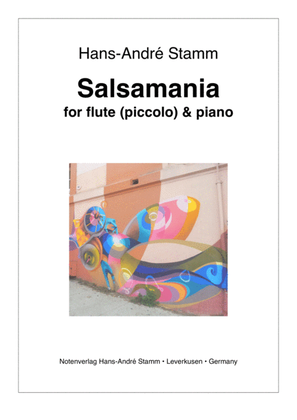 Book cover for Salsamania for Flute and Piano