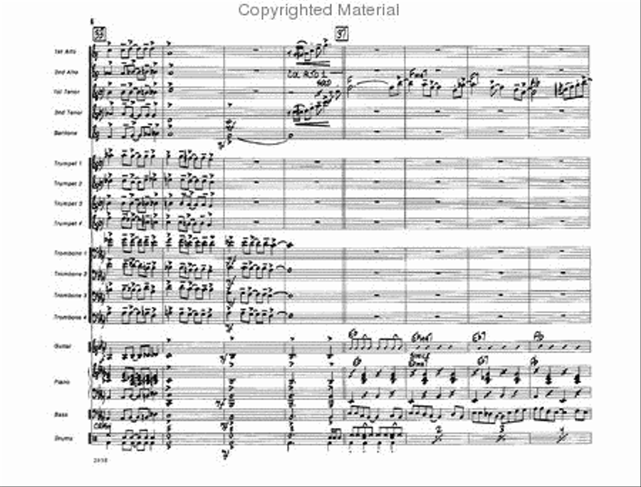 I Love the Nightlife Jazz Ensemble scores gallery preview page 6