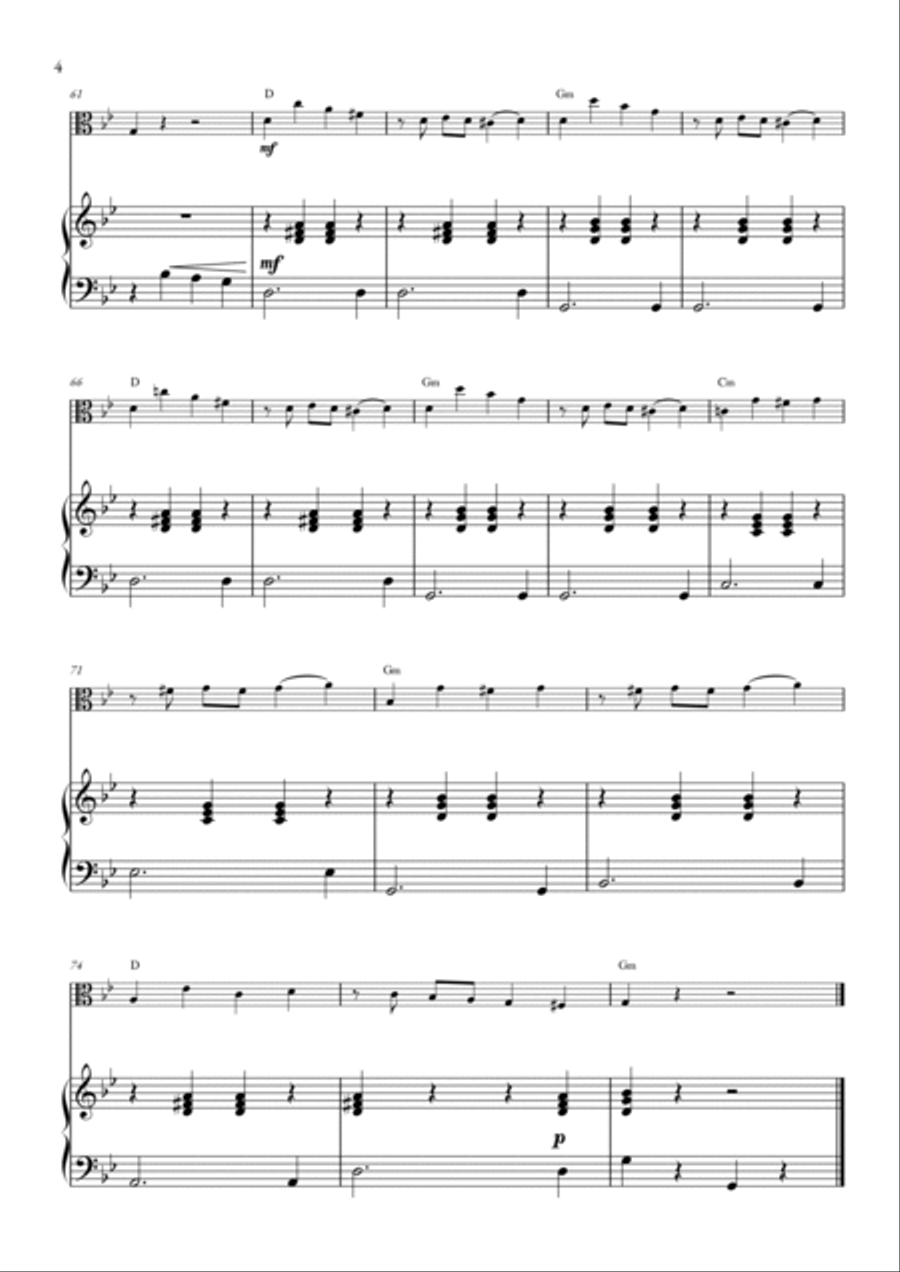 La Cumparsita Viola scores gallery preview page 4