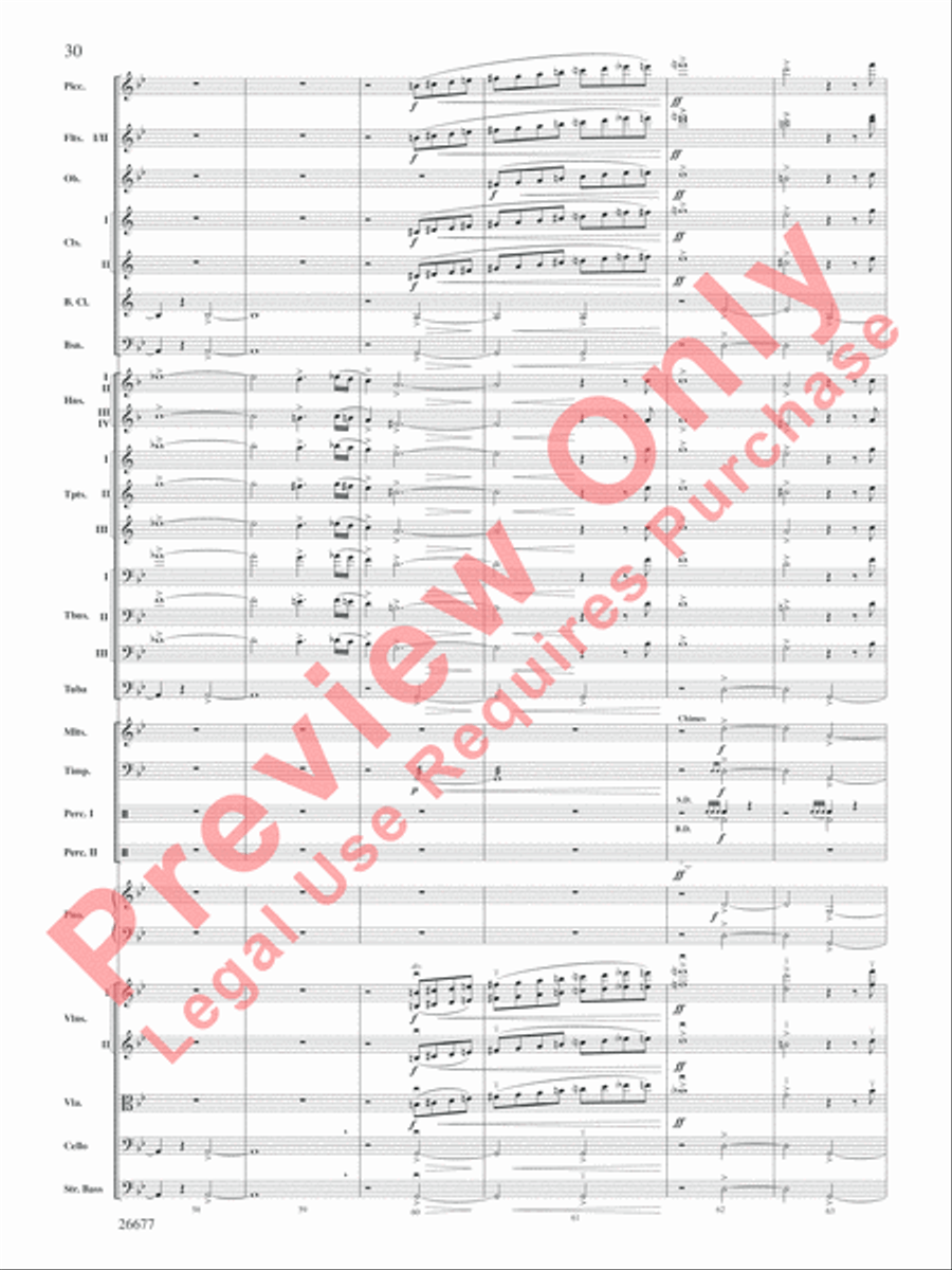 Star Wars Epic -- Part II, Suite from the Full Orchestra scores gallery preview page 31