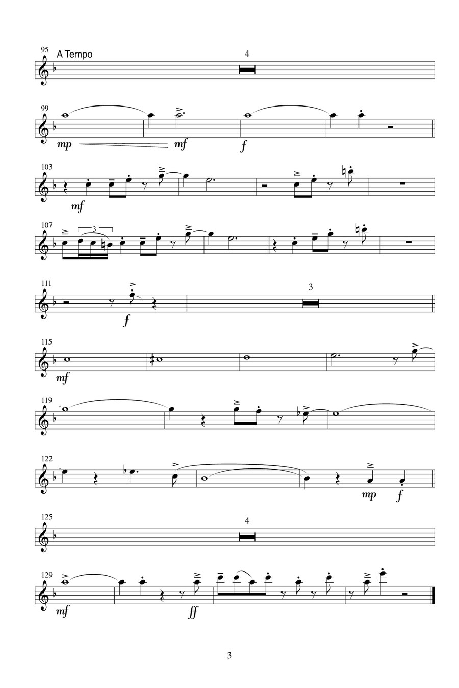 Butterfly Instrumental Jazz Ensemble scores gallery preview page 3