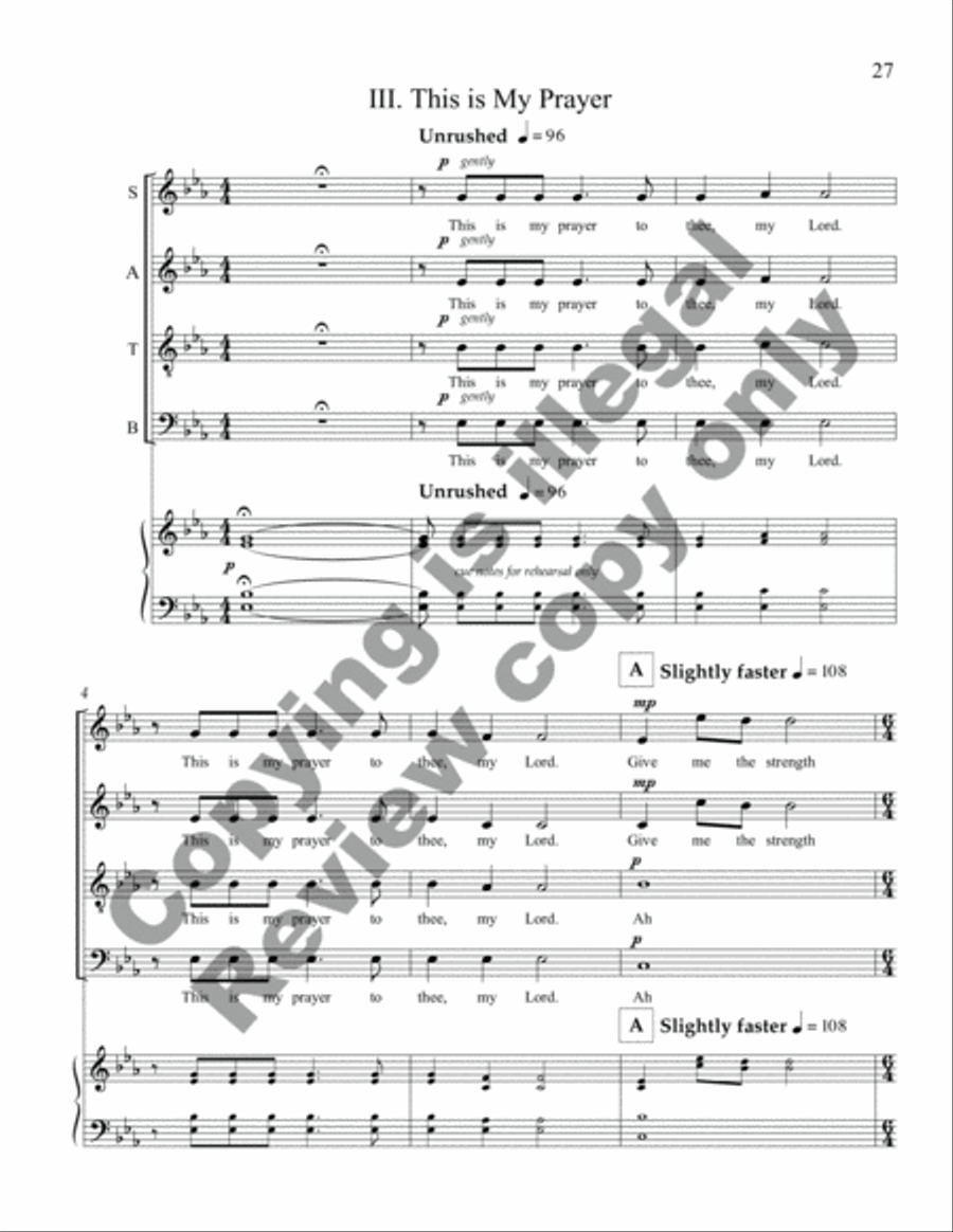 The Golden Harp 4-Part scores gallery preview page 31