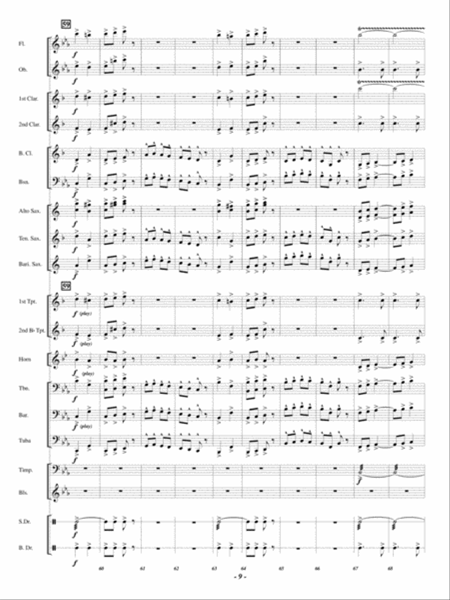 Vivo! Vivo! Concert Band scores gallery preview page 8