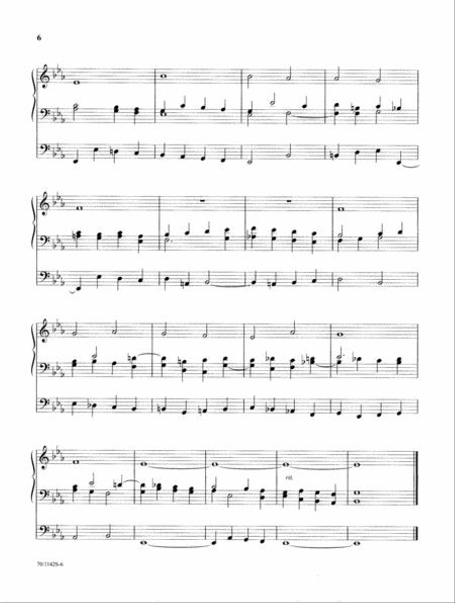 Hymn Meditations for Organ Organ Solo scores gallery preview page 6